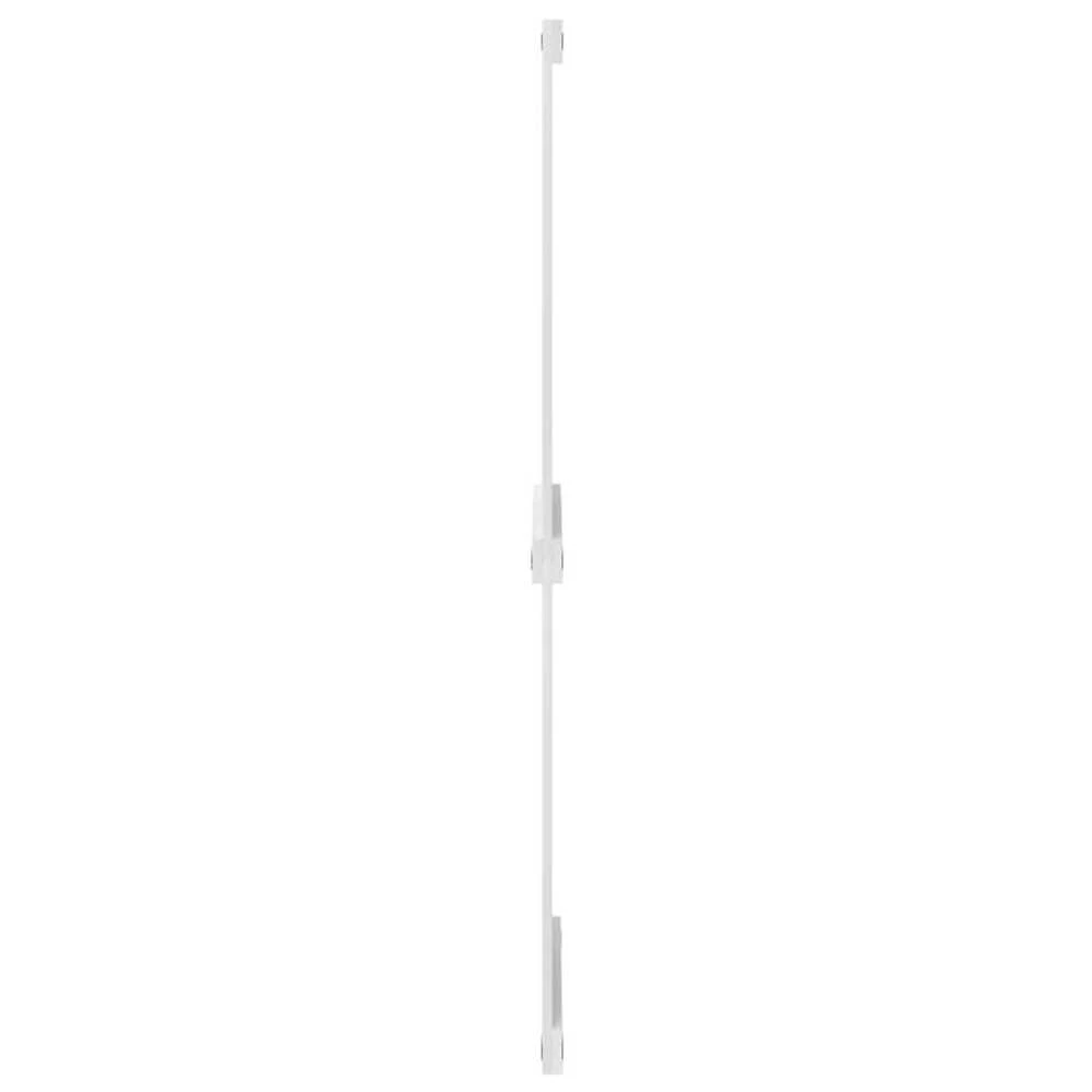 Tvarto durys CORONA 100 x 210 cm Pušies medienos masyvas Balta