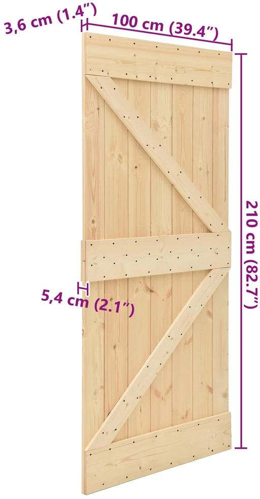 Duris NARVIK 100 x 210 cm Natūrali
