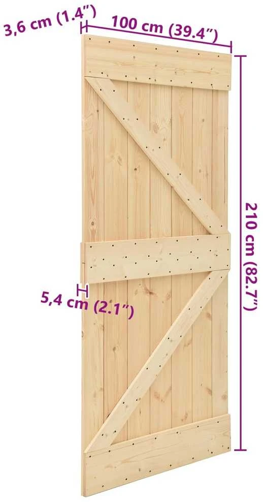Duris NARVIK 100 x 210 cm Natūrali