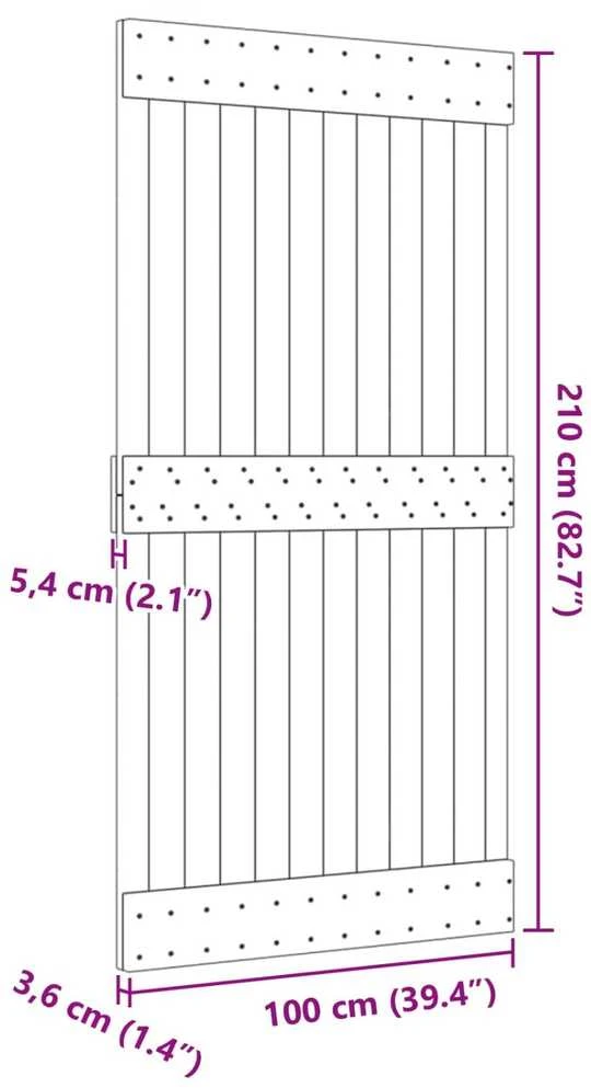 Duris NARVIK 100 x 210 cm Natūrali