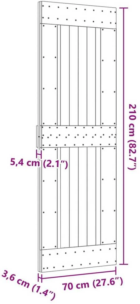 Duris NARVIK 70 x 210 cm Natūrali