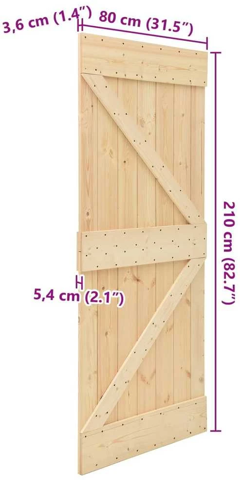 Duris NARVIK 80 x 210 cm Natūrali