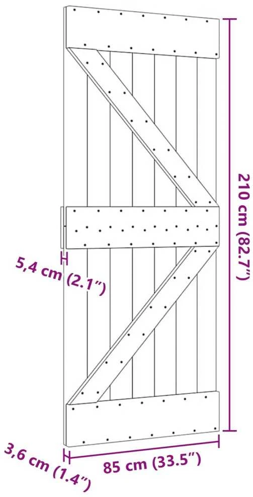 Duris NARVIK 85 x 210 cm Natūrali