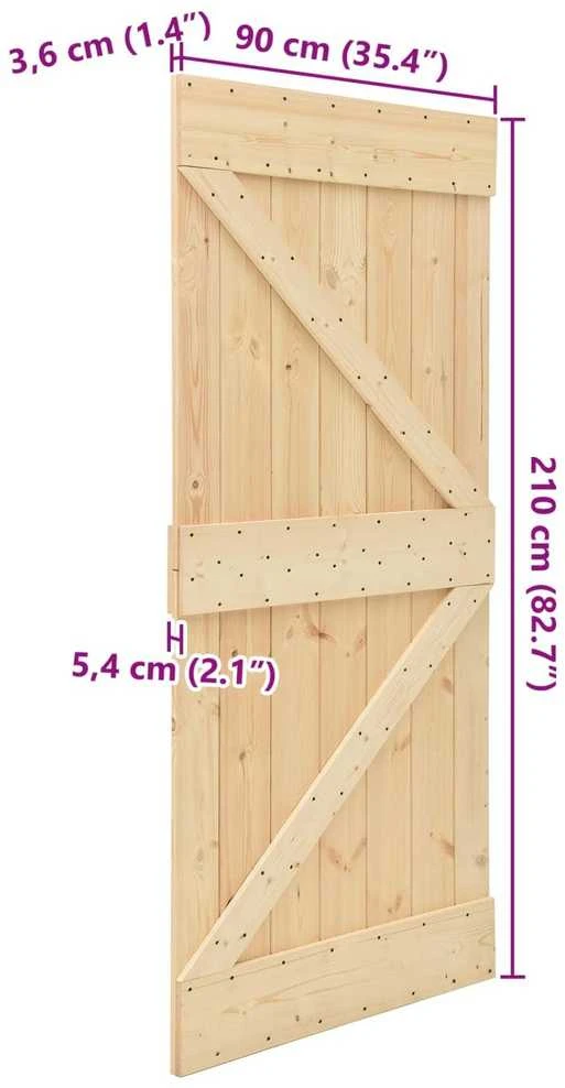 Duris NARVIK 90 x 210 cm Natūrali