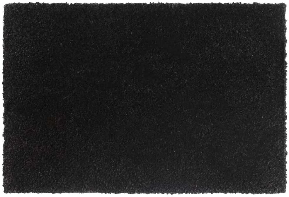 Durų kilimėliai, 2vnt., juodi, 40x60cm, kokoso pluoštas
