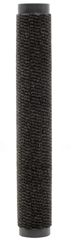 Durų kilimėliai, 2vnt., juodi, 80x120cm, kvadratiniai