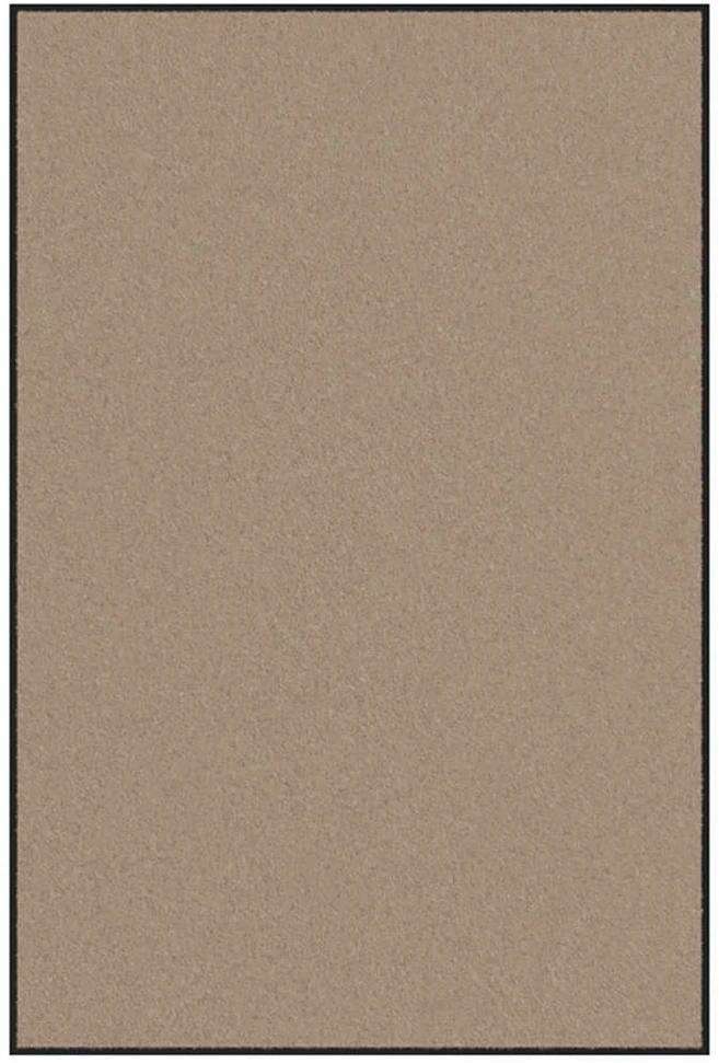 Durų kilimėlis Bežinė ir juoda 120 x 180 cm 100% poliamidas