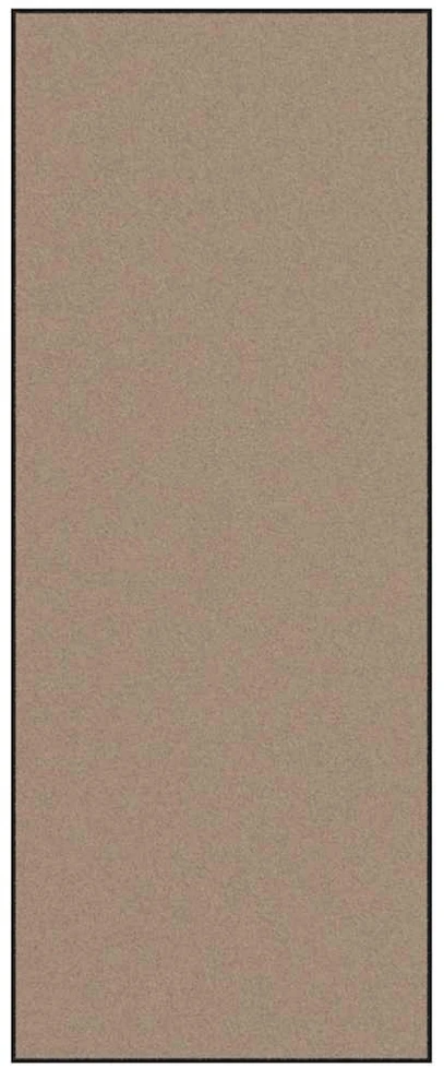 Durų kilimėlis Bežinė ir juoda 120 x 300 cm 100% poliamidas