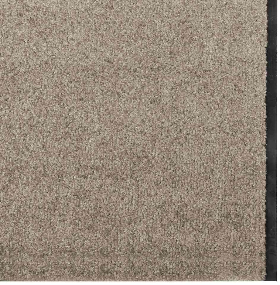 Durų kilimėlis Bežinė ir juoda 120 x 350 cm 100% poliamidas