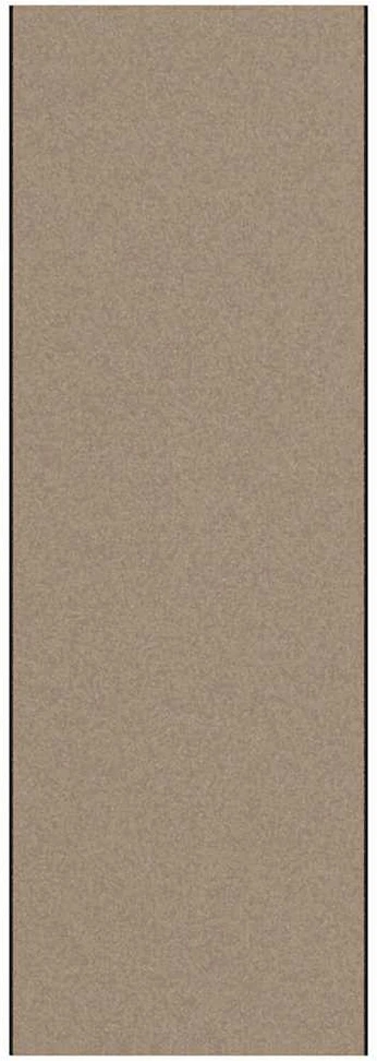 Durų kilimėlis Bežinė ir juoda 120 x 350 cm 100% poliamidas