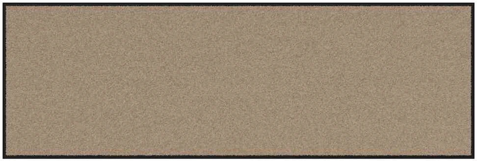 Durų kilimėlis Bežinė ir juoda 60 x 180 cm 100% poliamidas