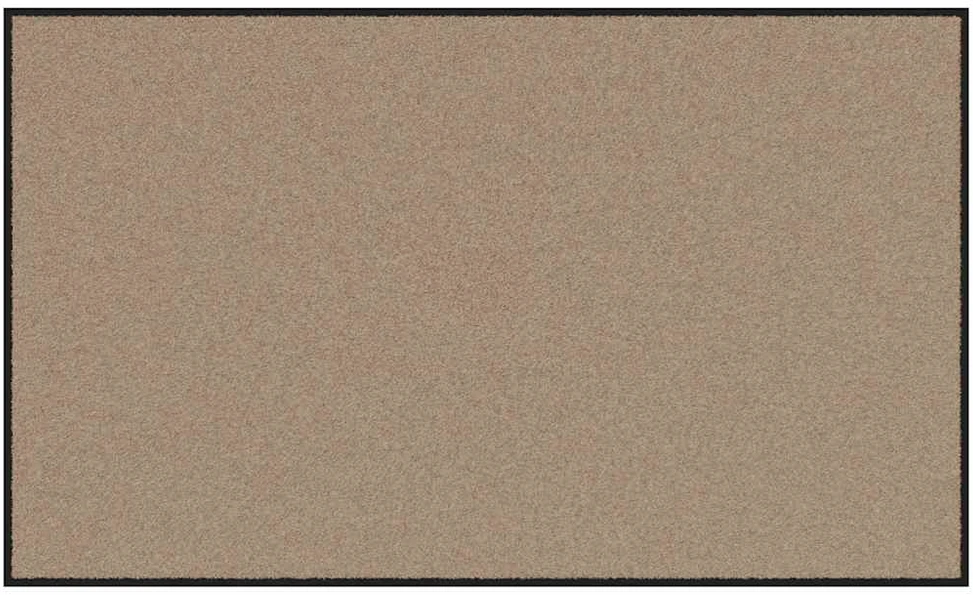 Durų kilimėlis Bežinė ir juoda 90 x 150 cm 100% poliamidas