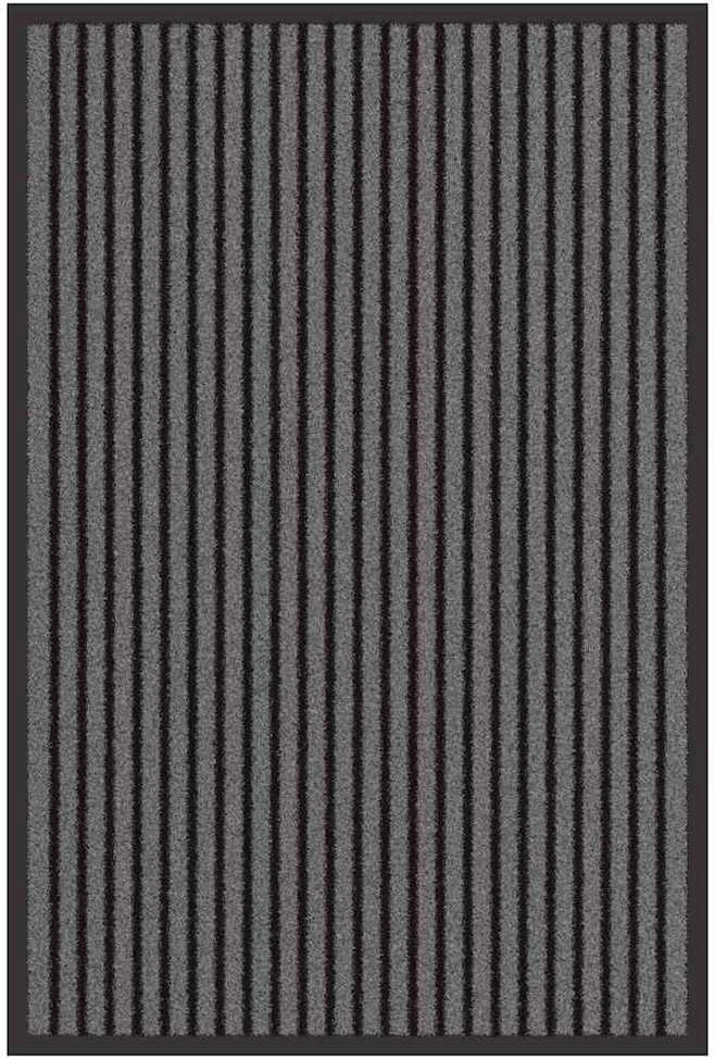 Durų kilimėlis Juoda 60 x 90 cm Polipropilenas