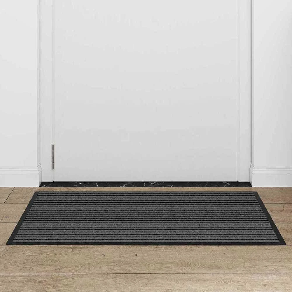 Durų kilimėlis Juoda 60 x 90 cm Polipropilenas
