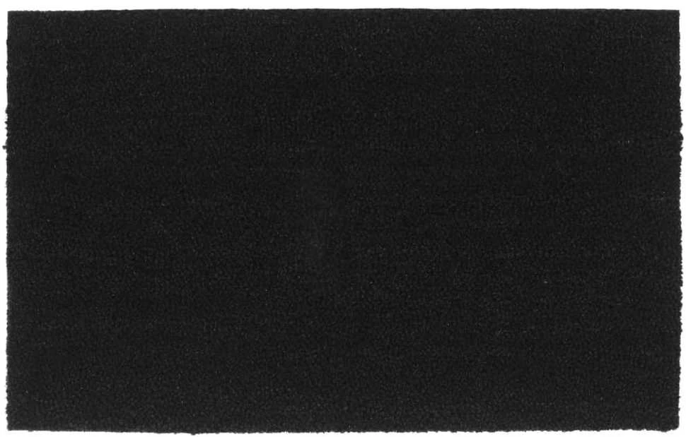 Durų kilimėlis, juodas, 50x80cm, kuokštuotas kokoso pluoštas