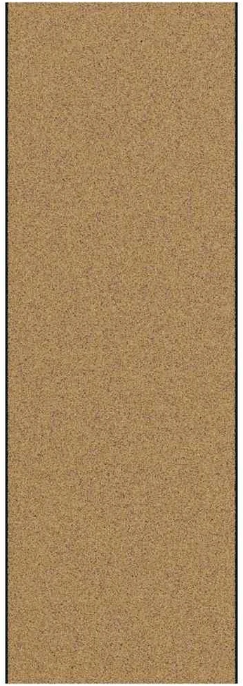 Durų kilimėlis Kremas ir juoda 120 x 350 cm Poliamidas ir PVC