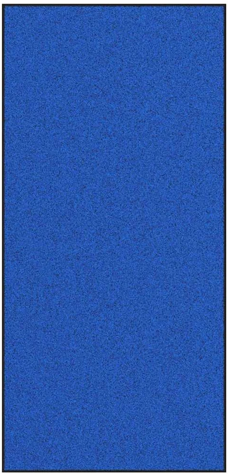 Durų kilimėlis Mėlyna ir juoda 120 x 250 cm 100% poliamidas