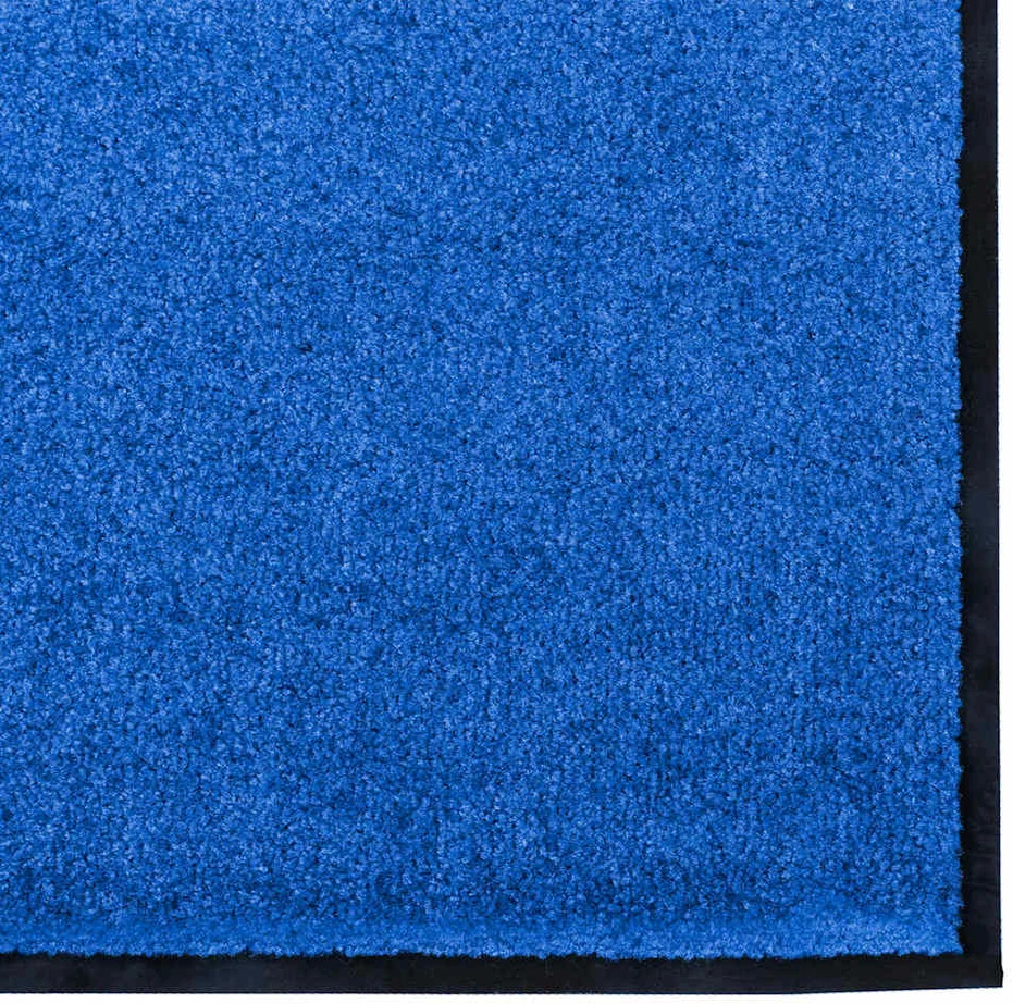 Durų kilimėlis Mėlyna ir juoda 120 x 250 cm 100% poliamidas
