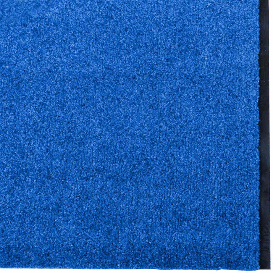 Durų kilimėlis Mėlyna ir juoda 120 x 350 cm 100% poliamidas
