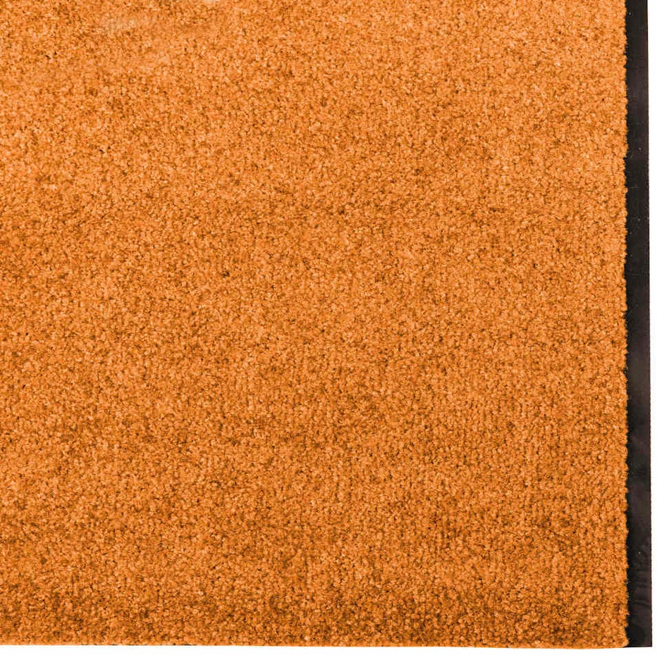 Durų kilimėlis Oranžinis ir Juodas 120 x 400 cm 100% poliamidas