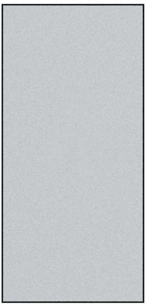Durų kilimėlis Pilka ir juoda 120 x 250 cm 100% poliamidas