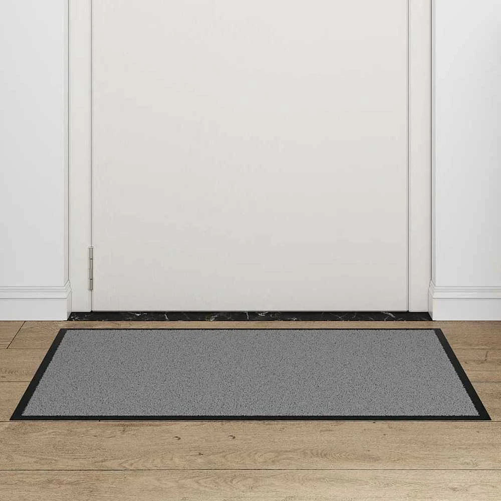 Durų kilimėlis, pilkos spalvos, 60x90cm