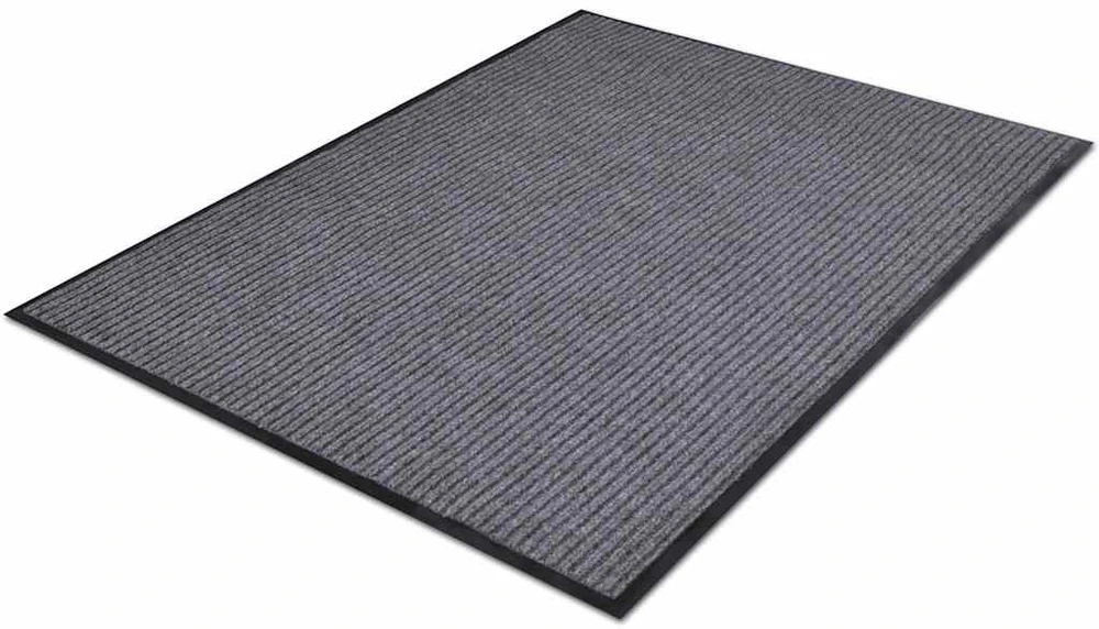 Pilkas PVC Durų Kilimėlis, 90 x 120 cm