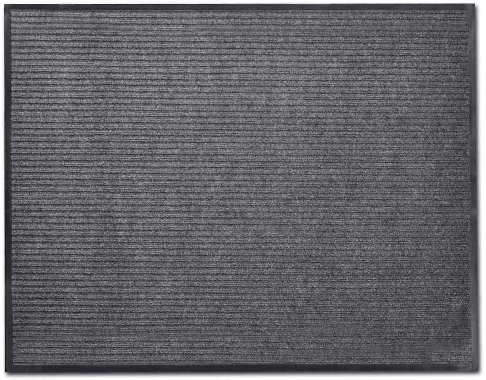 Pilkas PVC Durų Kilimėlis, 90 x 120 cm