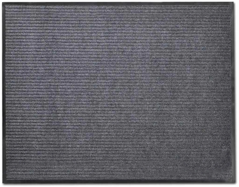 Pilkas PVC Durų Kilimėlis, 90 x 150 cm