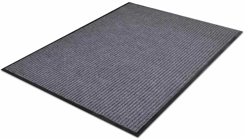 Pilkas PVC Durų Kilimėlis, 90 x 150 cm
