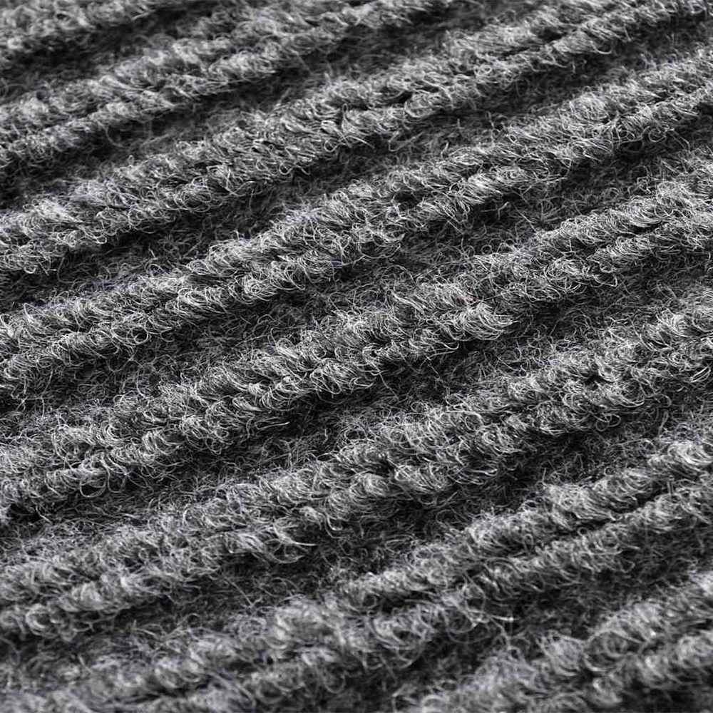 Pilkas PVC Durų Kilimėlis, 90 x 60 cm