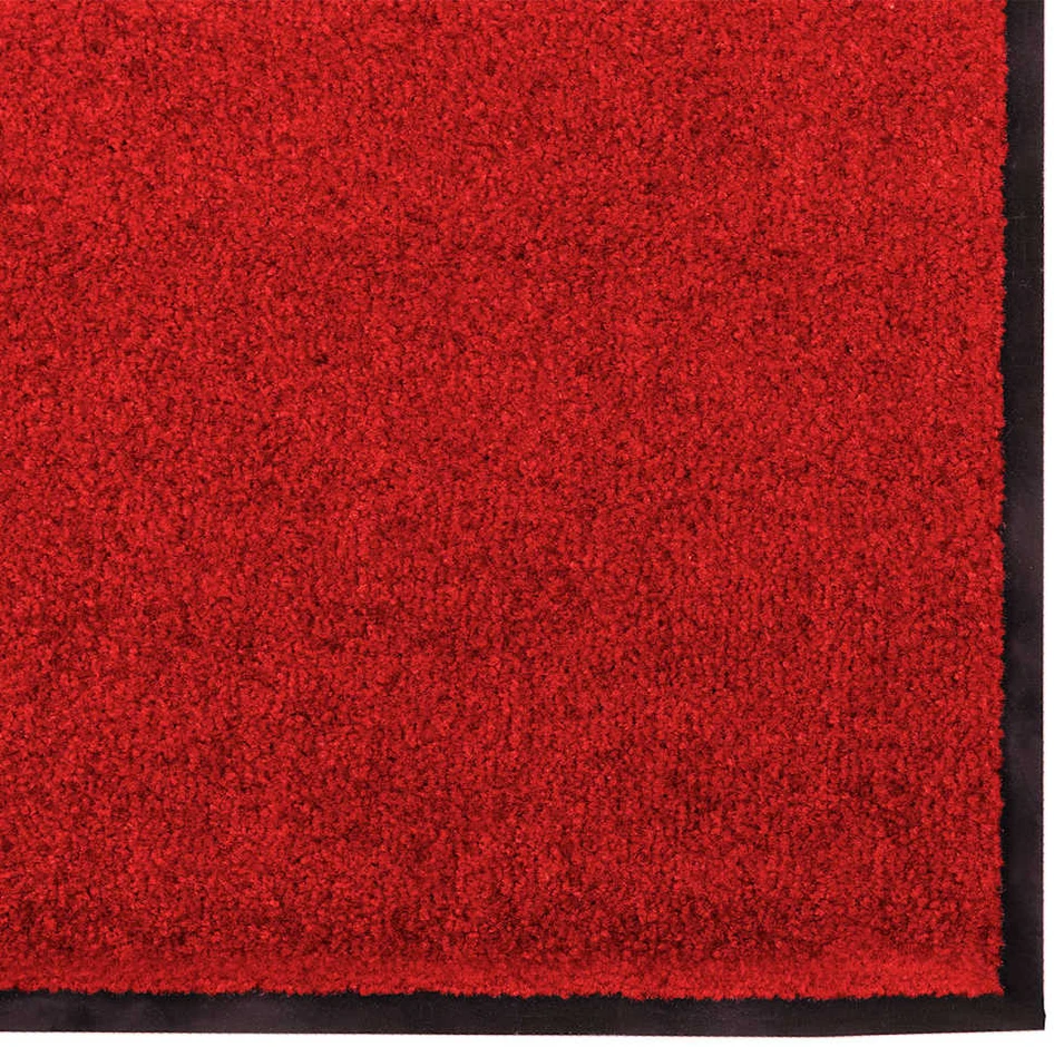 Durų kilimėlis Raudona ir Juoda 120 x 250 cm 100% poliamidas