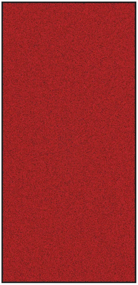 Durų kilimėlis Raudona ir Juoda 120 x 250 cm 100% poliamidas