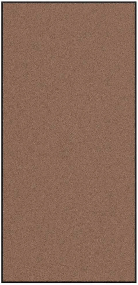 Durų kilimėlis Ruda ir juoda 120 x 250 cm 100% poliamidas