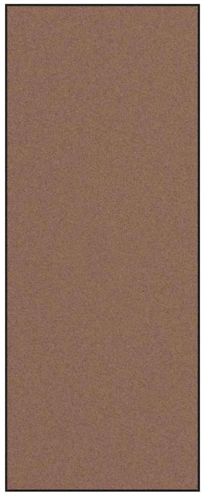 Durų kilimėlis Ruda ir juoda 120 x 300 cm 100% poliamidas