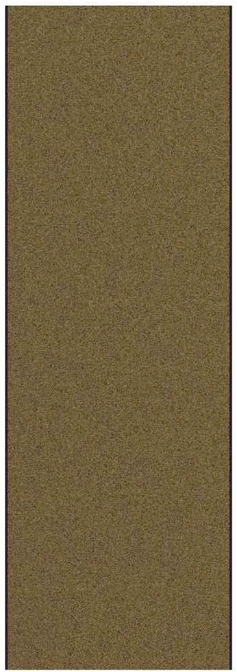Durų kilimėlis Ruda ir juoda 120 x 350 cm 100% poliamidas