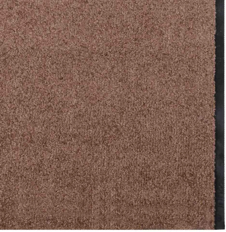 Durų kilimėlis Ruda ir juoda 120 x 400 cm 100% poliamidas