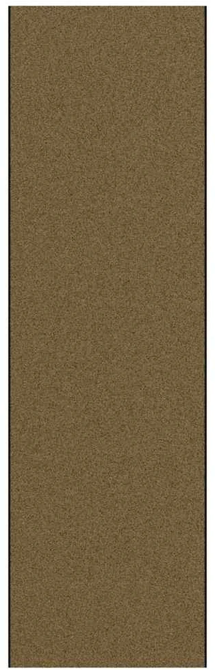 Durų kilimėlis Ruda ir juoda 120 x 400 cm 100% poliamidas