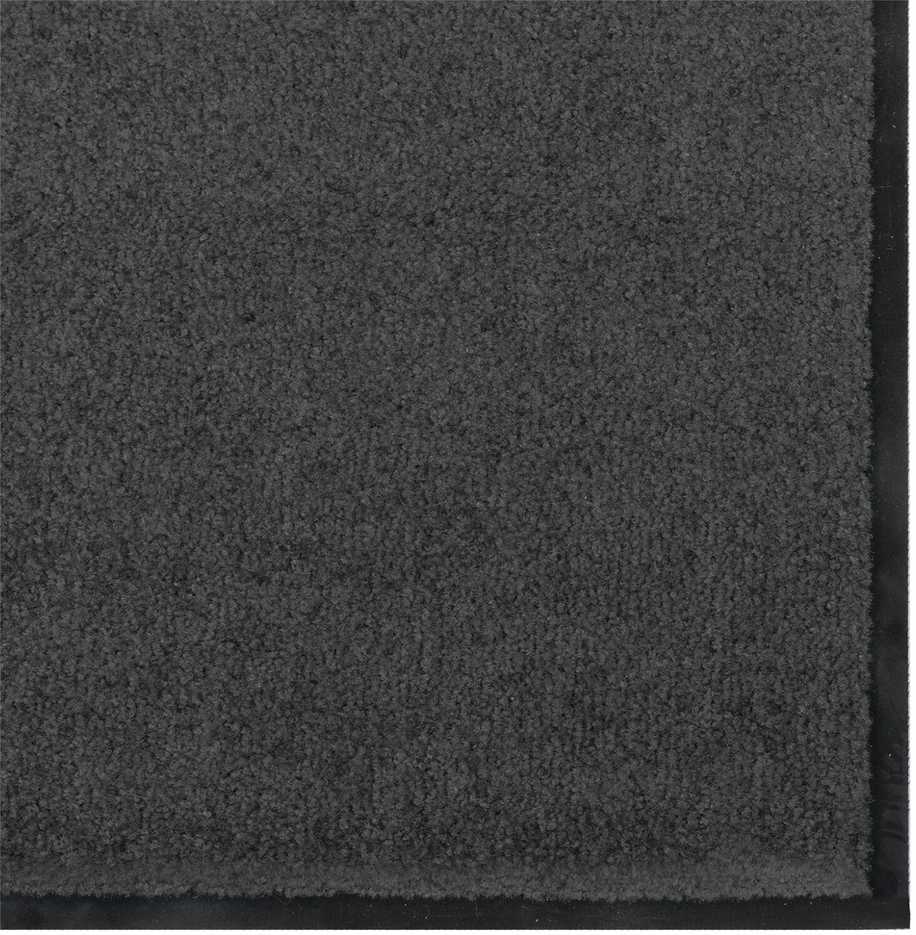 Durų kilimėlis Antracito ir juoda 90 x 150 cm 100% poliamidas