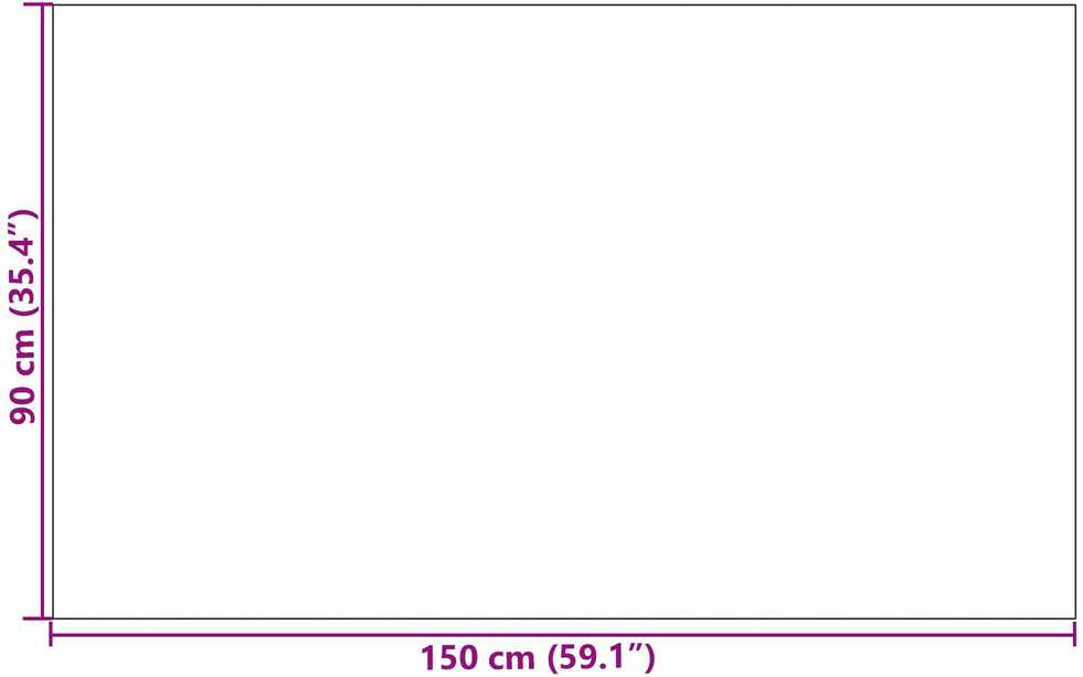 Durų kilimėlis Antracito ir juoda 90 x 150 cm 100% poliamidas