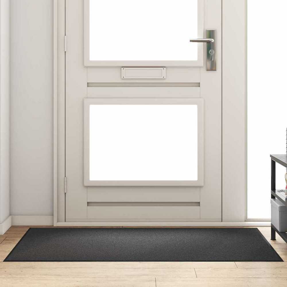 Durų kilimėlis Antracito ir juoda 90 x 150 cm 100% poliamidas
