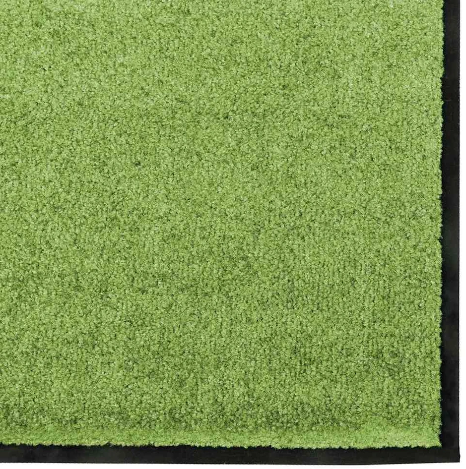 Durų kilimėlis Žalia ir juoda 120 x 250 cm 100% poliamidas