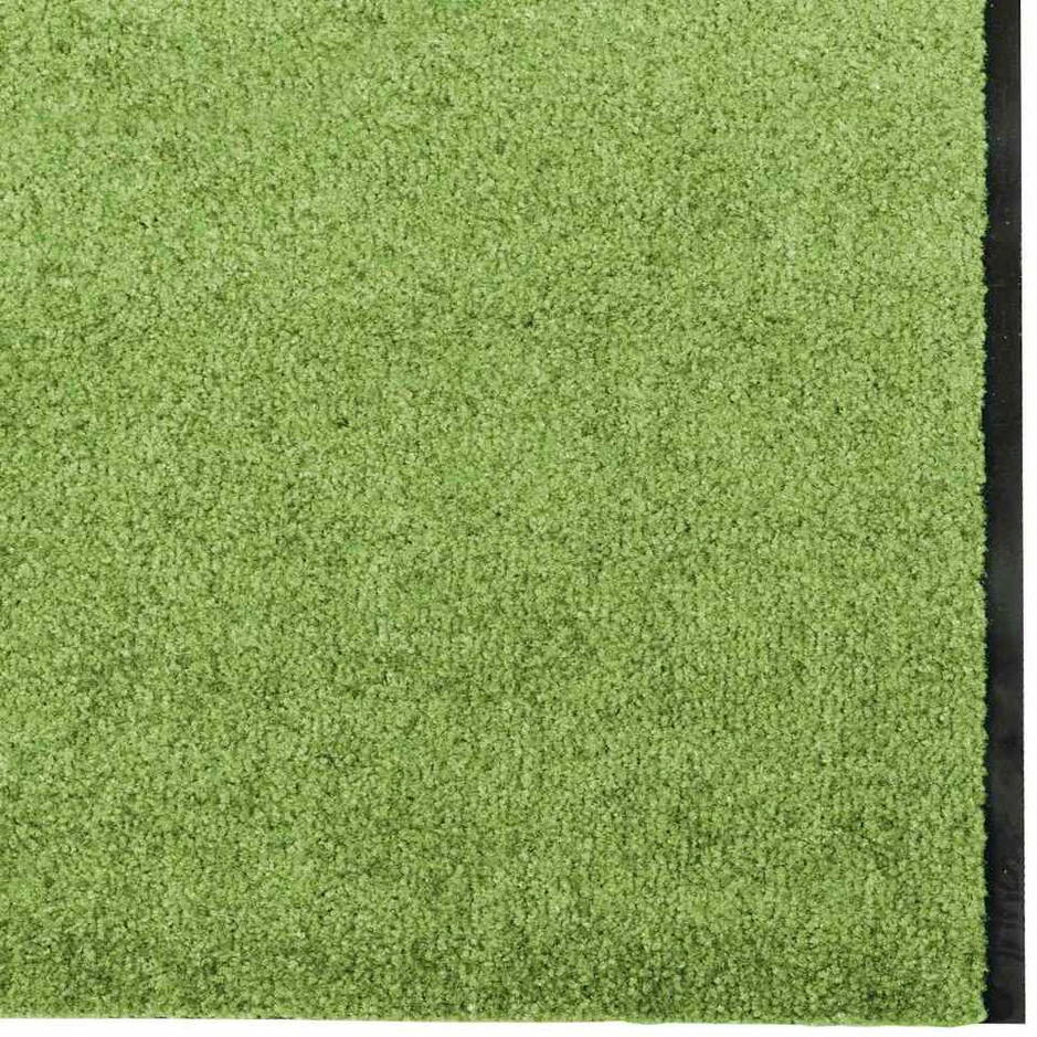 Durų kilimėlis Žalia ir juoda 120 x 400 cm 100% poliamidas