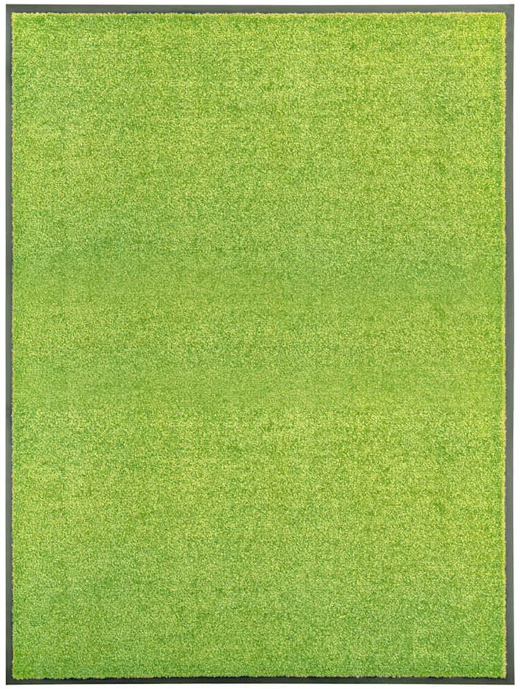 Durų kilimėlis, žalios spalvos, 90x120cm, plaunamas