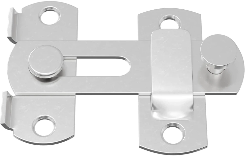 Durų užraktas 12 vnt. Sidabro 70 x 8 mm Plienas