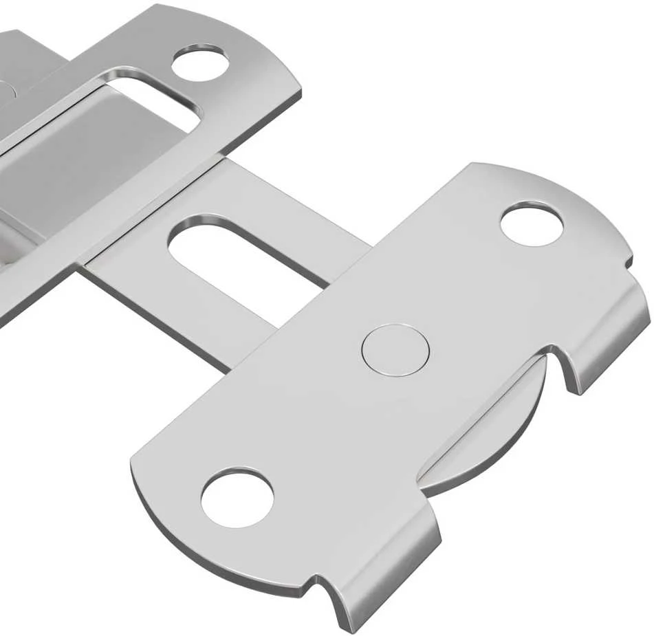 Durų užraktas 423 vnt. Sidabro 70 x 8 mm Plienas