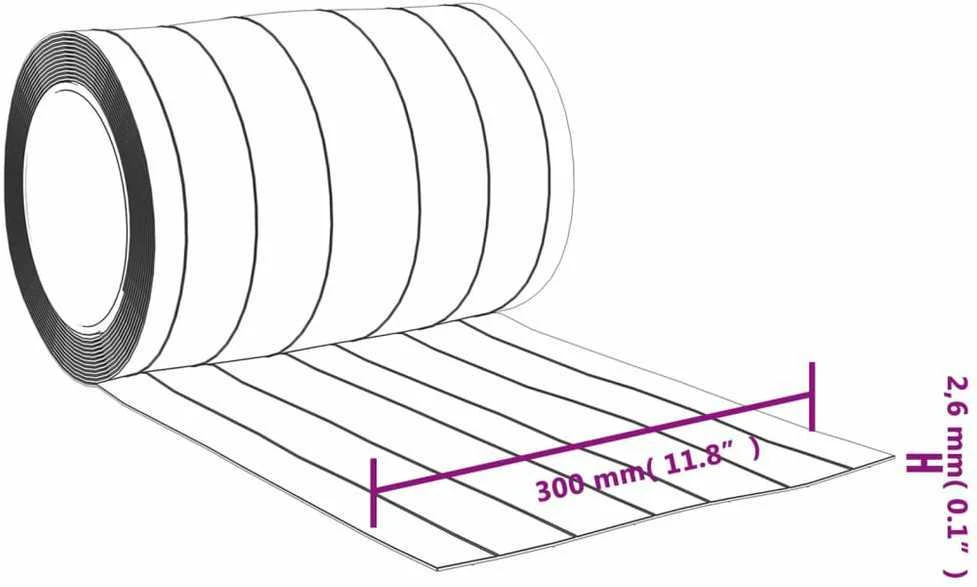 Durų užuolaida, skaidri, 300mmx2,6mm, 10m, PVC