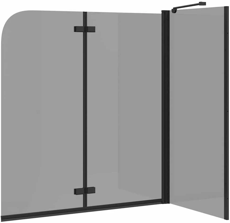 Dušo kabineto uždanga Juoda 120 x 68 x 130 cm