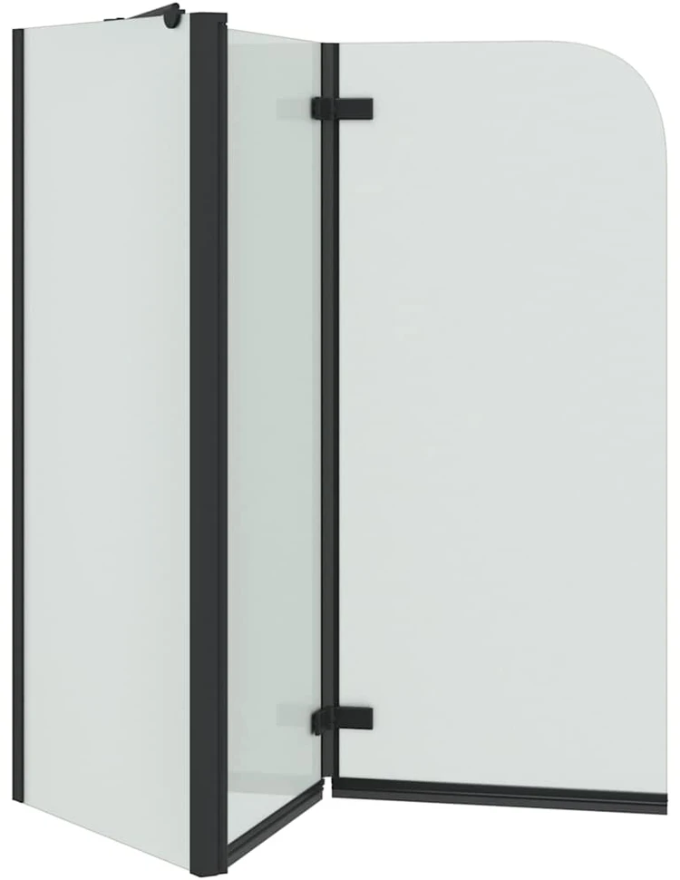 Dušo kabineto uždanga Juoda 120 x 68 x 130 cm