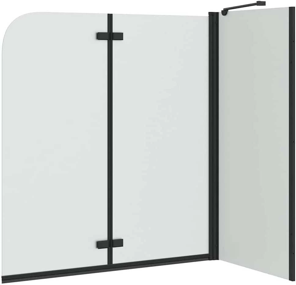 Dušo kabineto uždanga Juoda 120 x 68 x 130 cm